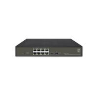 Miniatura 5 de SWITCH SEMIGESTIONABLE LEVEL ONE HILBERT 8P POE 10/100/1000 130W +2P SFP 10/100/1000 CARCASA METALIC