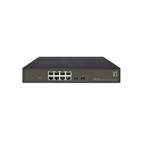 SWITCH SEMIGESTIONABLE LEVEL ONE HILBERT 8P POE 10/100/1000 130W +2P SFP 10/100/1000 CARCASA METALIC - Imagen 5 de 5 SWITCH SEMIGESTIONABLE LEVEL ONE HILBERT 8P POE 10/100/1000 130W +2P SFP 10/100/1000 CARCASA METALIC - Imagen 5 de 5