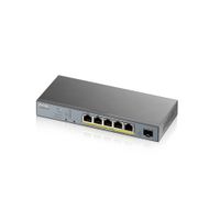 Miniatura 9 de ZYXEL  GS1350-6HP, 6 PORT MANAGED CCTV POE SWITCH, LONG RANG