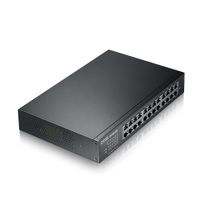 Miniatura 3 de GS1900-24E v3  24-puertos GbE L2 Smart Switch  escrtorio sin ventilador. IPv6  VLAN. No gest en Nebula. Cable CA kit de montaje pared y rack