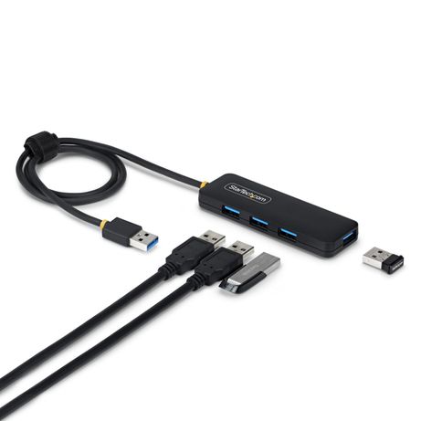 Hub USB-A de 4 Puertos - 5 Gbps - Alimentado por el Bus - Imagen 2 de 2 Hub USB-A de 4 Puertos - 5 Gbps - Alimentado por el Bus - Imagen 2 de 2