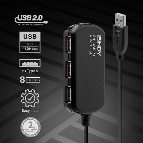 8M USB2.0 ACTIVE EXTENSION HUB - Imagen 4 de 7 8M USB2.0 ACTIVE EXTENSION HUB - Imagen 4 de 7