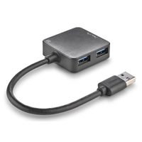 Miniatura 6 de HUB  USB 3.0 NGS IHUB TINY 3.0 4xUSB-A CABLE INTEGRADO COLOR NEGRO