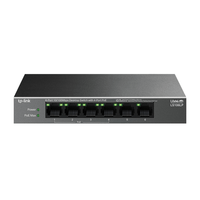 Miniatura 1 de SWITCH NO GESTIONABLE TP-LINK LS106LP LITEWAVE 6P 10/100 4P PoE+ SOBREMESA CARCASA METAL NO RACK