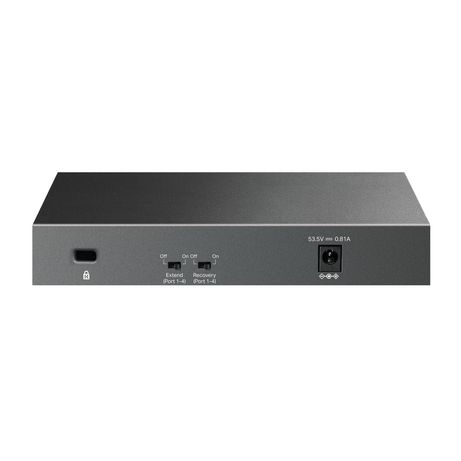 SWITCH NO GESTIONABLE TP-LINK LS106LP LITEWAVE 6P 10/100 4P PoE+ SOBREMESA CARCASA METAL NO RACK - Imagen 3 de 5 SWITCH NO GESTIONABLE TP-LINK LS106LP LITEWAVE 6P 10/100 4P PoE+ SOBREMESA CARCASA METAL NO RACK - Imagen 3 de 5