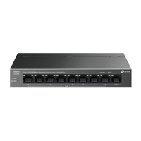 Miniatura 1 de SWITCH NO GESTIONABLE TP-LINK LS109P LITEWAVE 8P 10/100 PoE+ SOBREMESA CARCASA METAL NO RACK