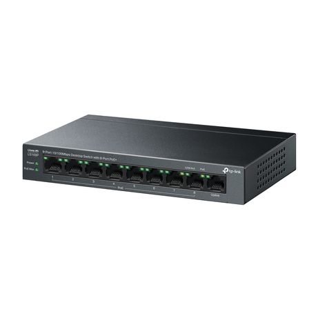 SWITCH NO GESTIONABLE TP-LINK LS109P LITEWAVE 8P 10/100 PoE+ SOBREMESA CARCASA METAL NO RACK - Imagen 4 de 5 SWITCH NO GESTIONABLE TP-LINK LS109P LITEWAVE 8P 10/100 PoE+ SOBREMESA CARCASA METAL NO RACK - Imagen 4 de 5