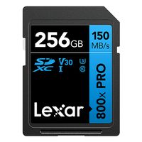 Miniatura 2 de LEXAR 256GB PROFESSIONAL 800X PRO SDXC UHS-I CARDS,  UP TO 150MB/S READ 45MB/S WRITE C10 V30 U3