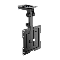 Miniatura 1 de AISENS Soporte de Techo Giratorio  Plegable para Monitor TV 20Kg de 19 43  Negro