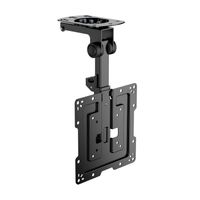 Miniatura 2 de AISENS Soporte de Techo Giratorio  Plegable para Monitor TV 20Kg de 19 43  Negro
