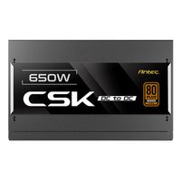 Miniatura 8 de Fuente Alimentación 650W ANTEC  CSK650DC EC 80 PLUS Bronze Non-Modular Negro