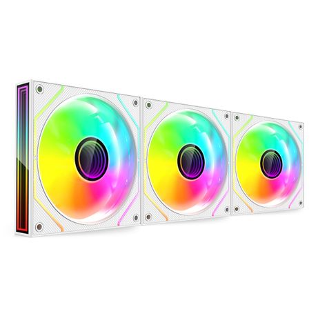 KIT 3xVENTILADOR INTERNO ARGB MARS GAMING MF3DPROKIT BLANCO 120mm ARGB ARGB HUB RF REMOTE - Imagen 6 de 8 KIT 3xVENTILADOR INTERNO ARGB MARS GAMING MF3DPROKIT BLANCO 120mm ARGB ARGB HUB RF REMOTE - Imagen 6 de 8