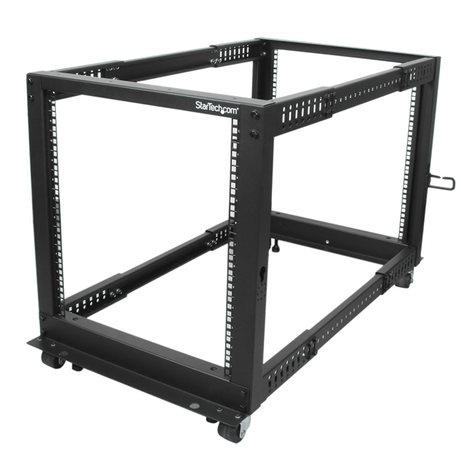 STARTECH Rack de Marco Abierto con Profundidad Ajustable de 4 Columnas 12U y 19 Pulgadas con Ruedas/Niveladores y Anillas de Gestión de Cableado - Ar - Imagen 1 de 7 STARTECH Rack de Marco Abierto con Profundidad Ajustable de 4 Columnas 12U y 19 Pulgadas con Ruedas/Niveladores y Anillas de Gestión de Cableado - Ar - Imagen 1 de 7