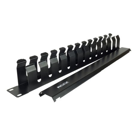 PHASAK Guiacables con tapa PHASAK para Rack de 19" 1U - PA 5095 Negro - Imagen 2 de 5 PHASAK Guiacables con tapa PHASAK para Rack de 19" 1U - PA 5095 Negro - Imagen 2 de 5
