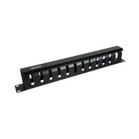 Miniatura 4 de PHASAK  Guiacables con tapa PHASAK para Rack de 19" 1U - PA 5095  Negro