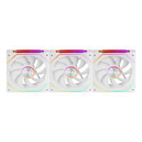 Miniatura 1 de KIT 3xVENTILADOR INTERNO ARG MARS GAMING MF-LINKFINITY KIT BLANCO MODULARES PWM 120mm