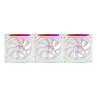 Miniatura 2 de KIT 3xVENTILADOR INTERNO ARG MARS GAMING MF-LINKFINITY KIT BLANCO MODULARES PWM 120mm