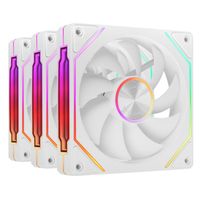 Miniatura 3 de KIT 3xVENTILADOR INTERNO ARG MARS GAMING MF-LINKFINITY KIT BLANCO MODULARES PWM 120mm