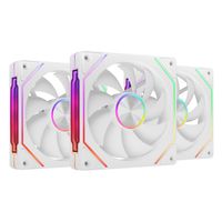 Miniatura 6 de KIT 3xVENTILADOR INTERNO ARG MARS GAMING MF-LINKFINITY KIT BLANCO MODULARES PWM 120mm