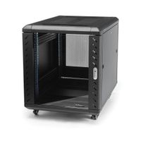Miniatura 2 de STARTECH  Armario Rack Cerrado para Ensamblar de 12U 36" Pulgadas con Rodamientos  Negro