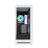 Miniatura 5 de NOX Semitorre HUMMER ETHER Cristal Curvo Negro&Bla