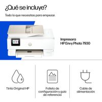 Miniatura 6 de HP  Multifunción A4Wifi Thermal Inkjet Dúplex Envy 7930 All-in-One Color Impresora