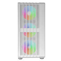Miniatura 1 de CAJA ATX SEMITORRE GAMING MARS GAMING MCVAULTW FRONTAL BLANCO MALLA VERTICAL 4x120mm ARGB 3xPCI VERT