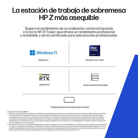 Z1 G1I U9-285 32/1 5060TI W11P - Imagen 4 de 12 Z1 G1I U9-285 32/1 5060TI W11P - Imagen 4 de 12