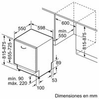 Miniatura 14 de LAVAVAJILLAS 60 CM BOSCH SMV4HVX14E C 14 CUBIERTOS BLANCO