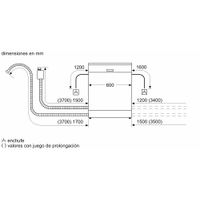 Miniatura 15 de LAVAVAJILLAS 60 CM BOSCH SMV4HVX14E C 14 CUBIERTOS BLANCO