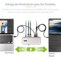 Miniatura 10 de USB-C KVM Docking Station Dual 4K 60Hz