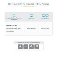 Miniatura 12 de USB-C KVM Docking Station Dual 4K 60Hz