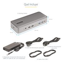 Miniatura 14 de USB-C KVM Docking Station Dual 4K 60Hz