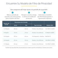 Miniatura 13 de 13.3in Laptop Privacy Screen Anti-Glare