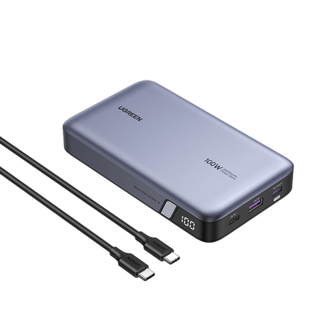 UGREEN POWER BANK NEXODE 100W-20000MAH,CARGA RAPIDA - GRIS - Imagen 1 de 20 UGREEN POWER BANK NEXODE 100W-20000MAH,CARGA RAPIDA - GRIS - Imagen 1 de 20