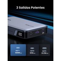 Miniatura 15 de UGREEN POWER BANK NEXODE 100W-20000MAH,CARGA RAPIDA - GRIS