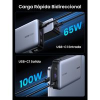 Miniatura 16 de UGREEN POWER BANK NEXODE 100W-20000MAH,CARGA RAPIDA - GRIS