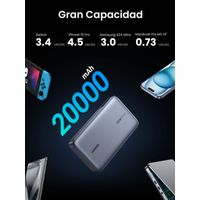 Miniatura 17 de UGREEN POWER BANK NEXODE 100W-20000MAH,CARGA RAPIDA - GRIS