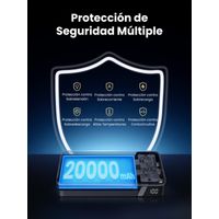 Miniatura 19 de UGREEN POWER BANK NEXODE 100W-20000MAH,CARGA RAPIDA - GRIS