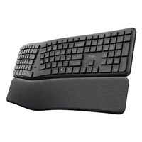 Miniatura 2 de TECLADO TRUST BLUETOOTH MULTIDISPOSITIVO KEYRA ERGONOMICO SILENT COLOR NEGRO