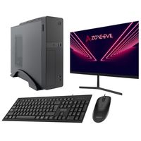 Miniatura 2 de Zone Evil Core Slim Intel Core i5 14400 16GB 1TB SSD Nvme Negro   Monitor 24 Teclado y rat  n