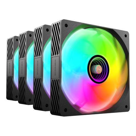 KIT 4xVENTILADOR INTERNO ARGB MARS GAMING MF3DPROKIT NEGRO 120mm ARGB HUB RF REMOTE - Imagen 6 de 11 KIT 4xVENTILADOR INTERNO ARGB MARS GAMING MF3DPROKIT NEGRO 120mm ARGB HUB RF REMOTE - Imagen 6 de 11