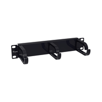 Miniatura 1 de PANEL ORGANIZADOR DE CABLES 1U PARA ARMARIO RACK 10" COLOR NEGRO