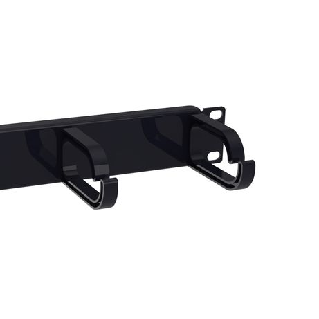 PANEL ORGANIZADOR DE CABLES 1U PARA ARMARIO RACK 10" COLOR NEGRO - Imagen 4 de 6 PANEL ORGANIZADOR DE CABLES 1U PARA ARMARIO RACK 10" COLOR NEGRO - Imagen 4 de 6