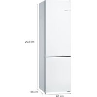 Miniatura 8 de FRIGORIFICO COMBI BOSCH KGN39VWDC NOFROST D ALTO 203 CM ANCHO 60 CM BLANCO