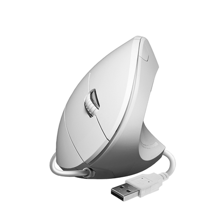 RATON SUBBLIM VERTICAL ERGO WIRED WHITE - Imagen 1 de 8 RATON SUBBLIM VERTICAL ERGO WIRED WHITE - Imagen 1 de 8