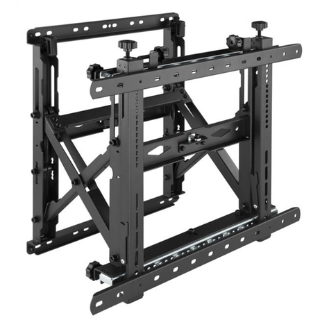 SOPORTE DE PARED FIJO EQUIP 650352 PARA PANTALLA 45"-70" PUSH-IN POP-OUT VESA MAX 600X400 PESO MAX. - Imagen 1 de 11 SOPORTE DE PARED FIJO EQUIP 650352 PARA PANTALLA 45"-70" PUSH-IN POP-OUT VESA MAX 600X400 PESO MAX. - Imagen 1 de 11