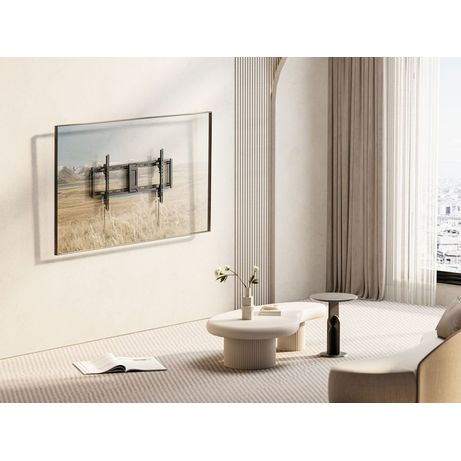 SOPORTE DE PARED FIJO INCLINABLE EQUIP 650361 PARA PANTALLAS 43" - 95" VESA MAX. 800x400 75Kg - Imagen 2 de 7 SOPORTE DE PARED FIJO INCLINABLE EQUIP 650361 PARA PANTALLAS 43" - 95" VESA MAX. 800x400 75Kg - Imagen 2 de 7