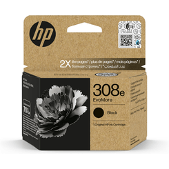 HP/Ink 308e EvoMore BK Original Ink Cart
