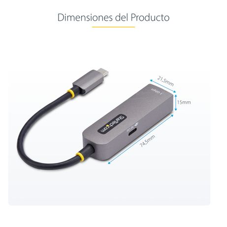 Adaptador de Red USB Tipo C a Ethernet - Externo USB-C 1Gbps - Imagen 13 de 14 Adaptador de Red USB Tipo C a Ethernet - Externo USB-C 1Gbps - Imagen 13 de 14